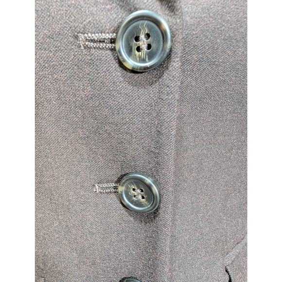 United Colors of Benetton Womens Brown Skirt Suit Blazer Set Made in Italy 40 - Picture 11 of 12